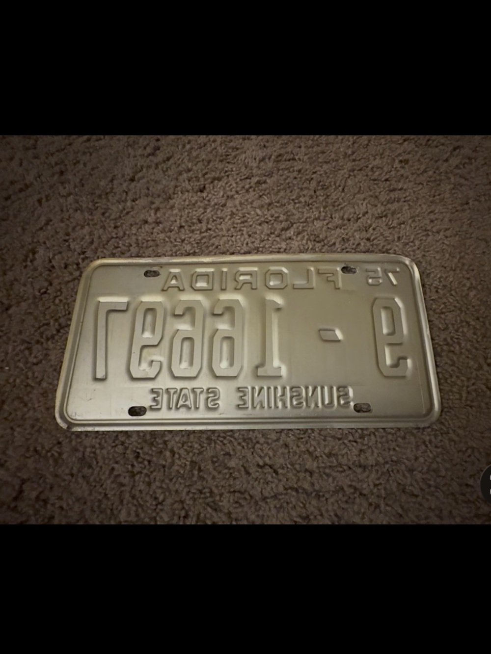 Authentic FL license plate July 1979, rare! - Picture 2 of 5